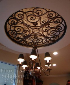 Ceiling Faux Iron